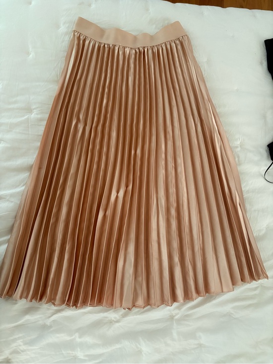 love J Dresses & Skirts - love J Pleated A-Line Skirt in Blush Pink